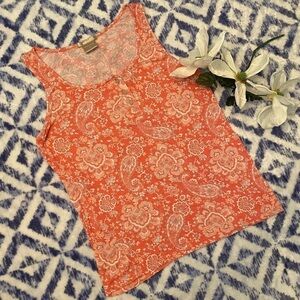 Ink + Ivy Pink paisley floral Print Tank